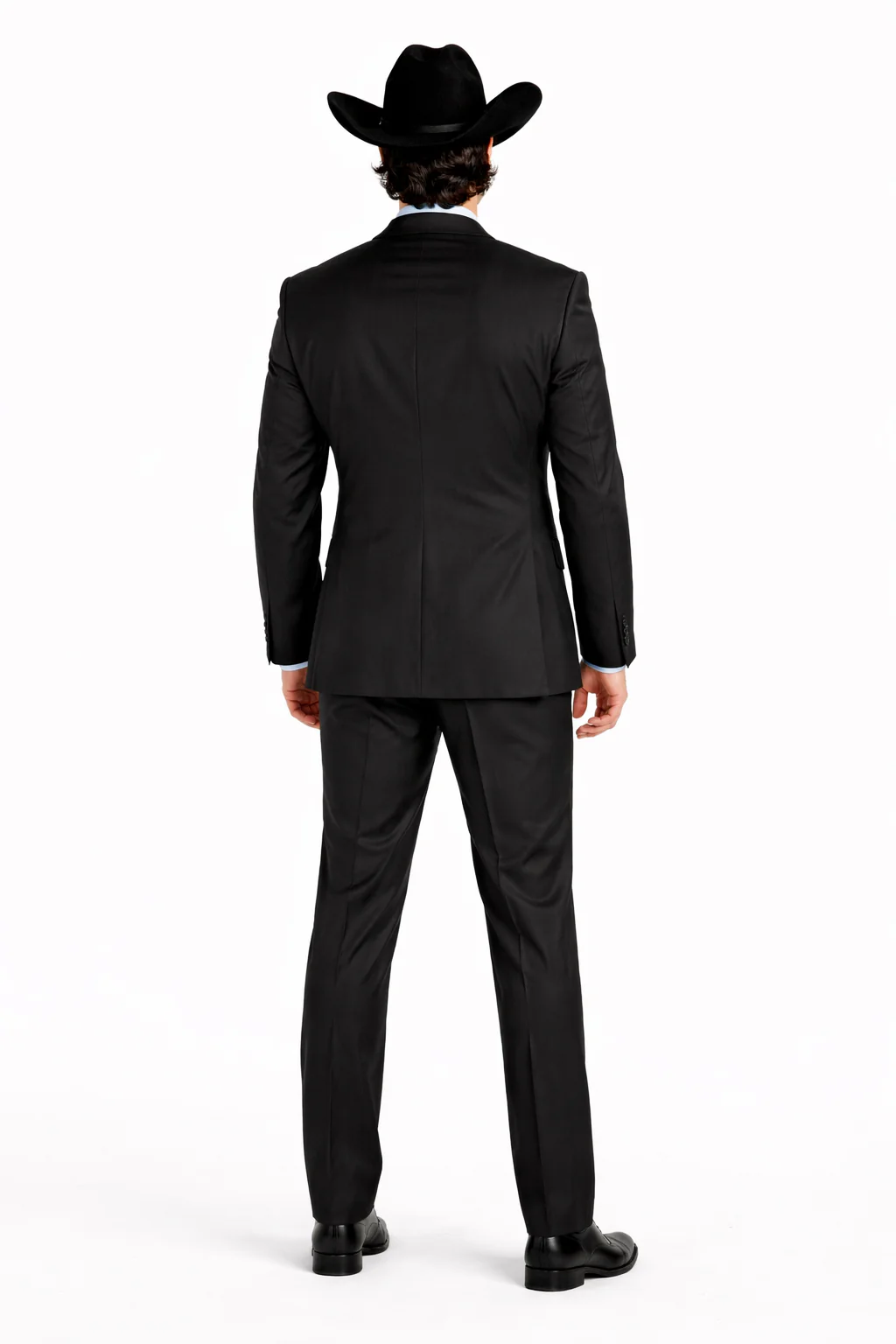 2 PC 2 Buttons Suit Luxurious Poly Rayon Charcoal Cheap Priced Business Suit Clearance Sale - Image 2