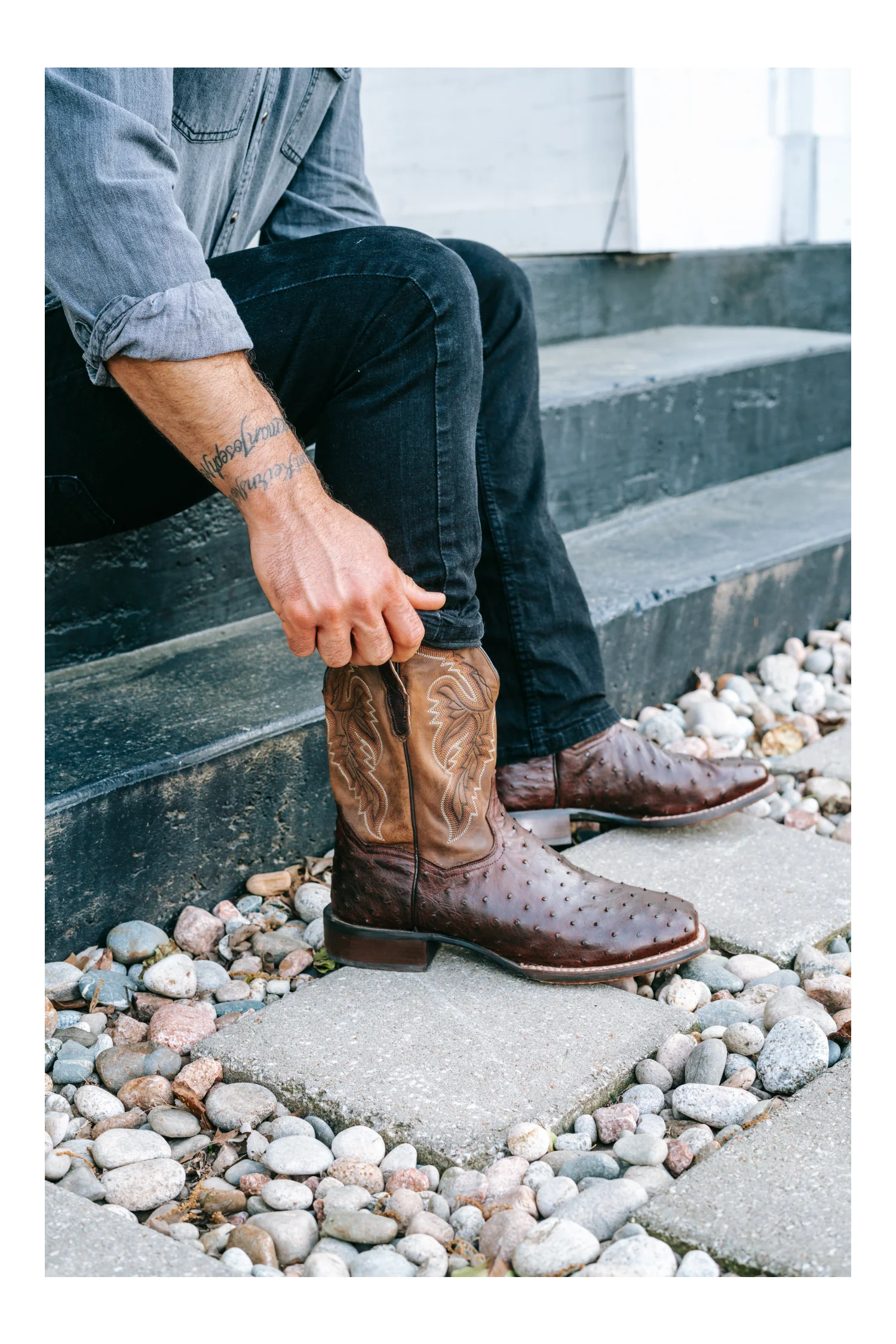 ALAMOSA FULL QUILL OSTRICH BOOT - Image 11