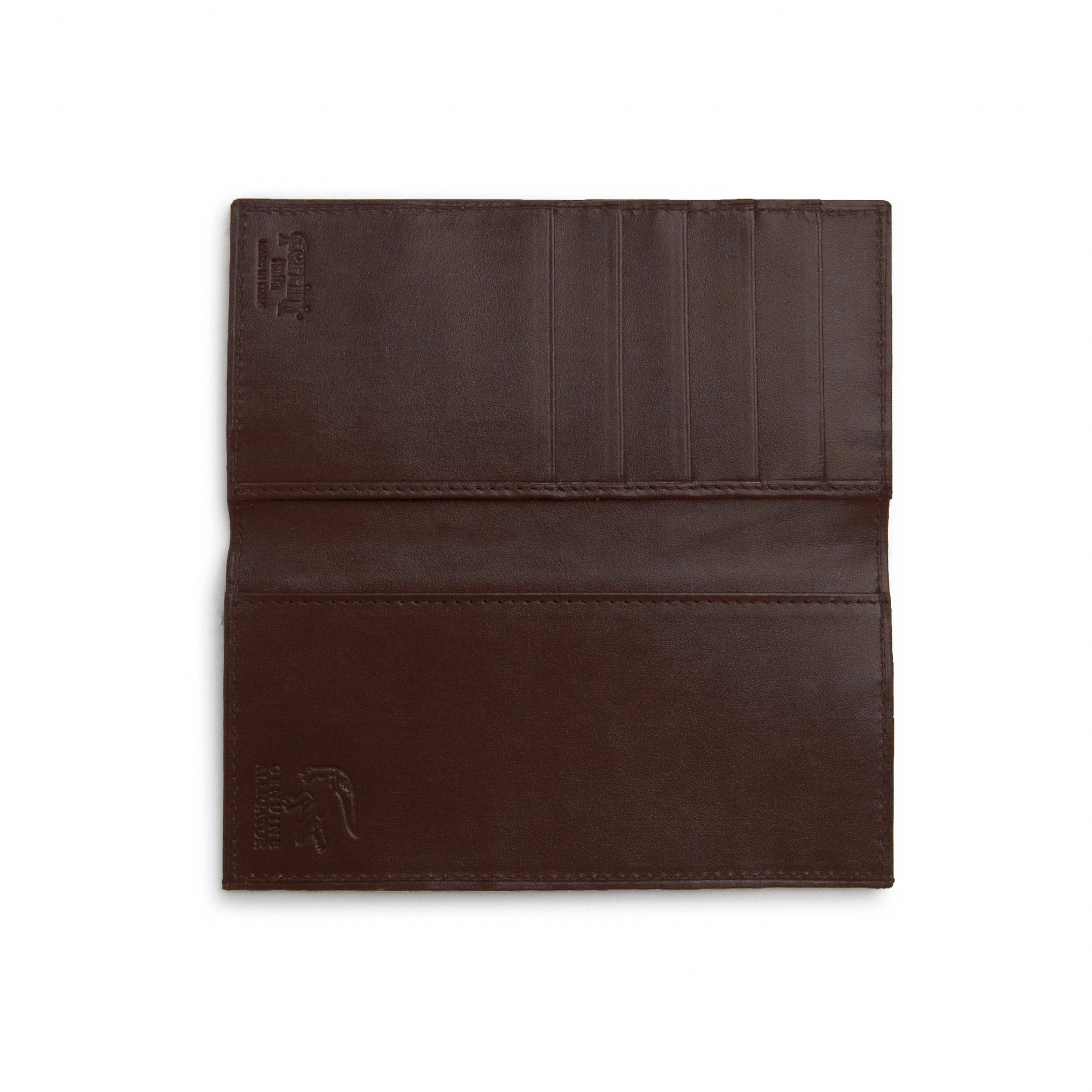 Men's Genuine Exotic Animal Skin Ferrini Hornback Crocodile Card Holder by Ferrini USA - Image 2