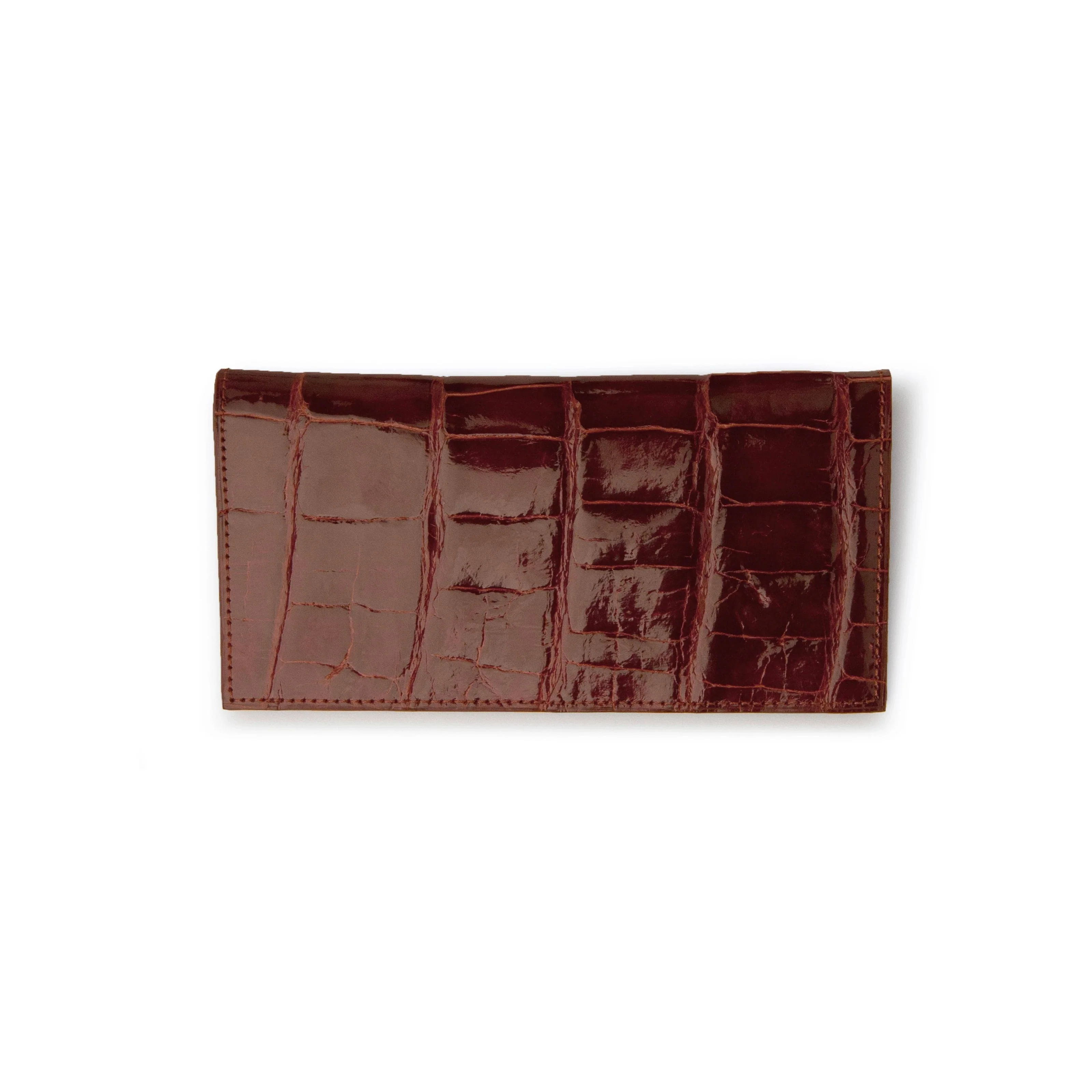 Men's Genuine Exotic Animal Skin Ferrini Hornback Crocodile Card Holder by Ferrini USA - Image 3