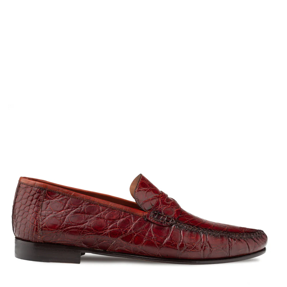 Mezlan Armano Crocodile Moccasin