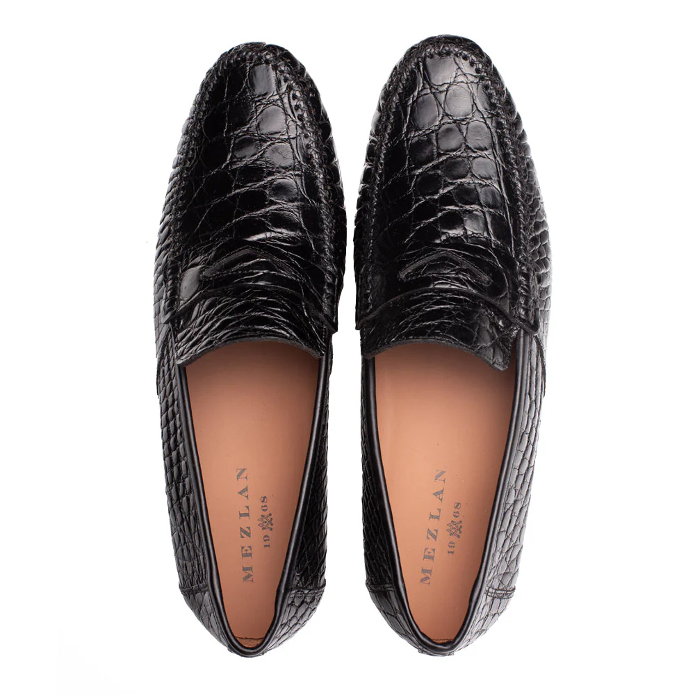 Mezlan Armano Crocodile Moccasin - Image 10