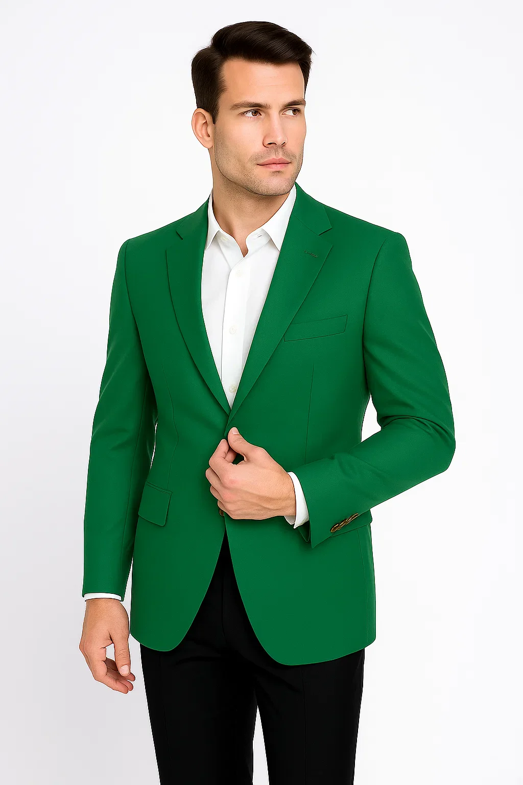 Augusta Green Blazer Men'S Classic Brass Buttons Blazer Sport Jacket - Image 4