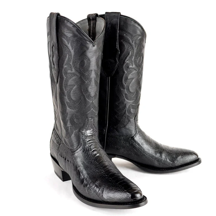 Botas de Avestruz Pata Punta Redonda - Image 3