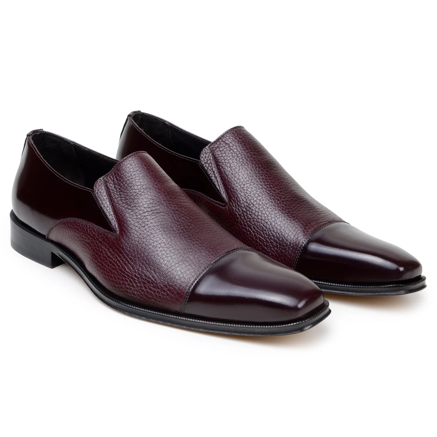 Belvedere Andreo Burgundy Alligator Luxury Shoe - Image 3