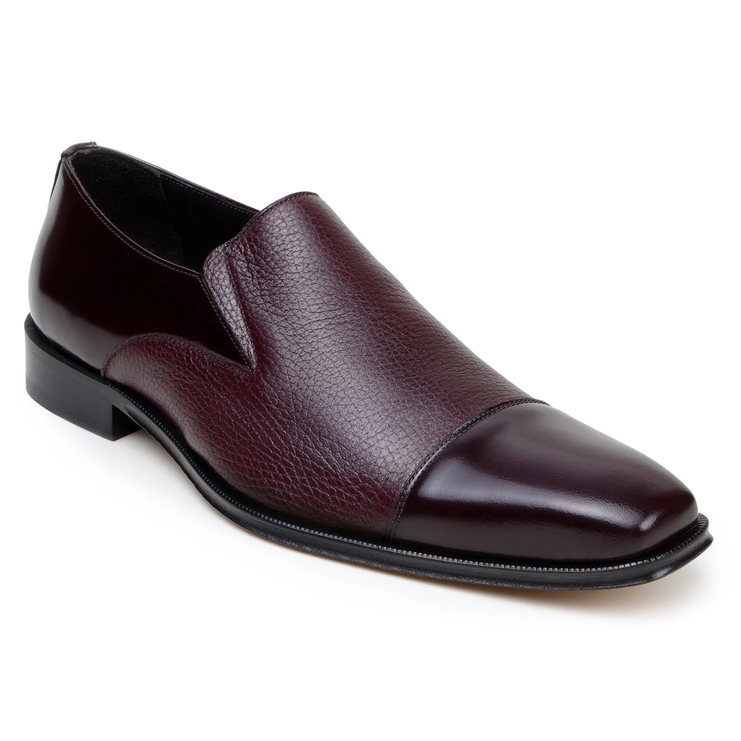 Belvedere Andreo Burgundy Alligator Luxury Shoe - Image 4
