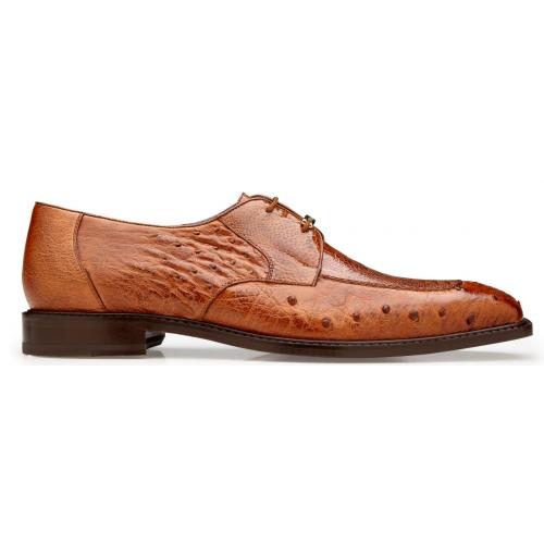 Belvedere Bolero Antique Almond Quill Ostrich Dress Shoes - Image 2