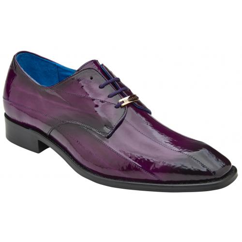 Belvedere Italo Antique Purple Genuine Eel Shoes - Image 3