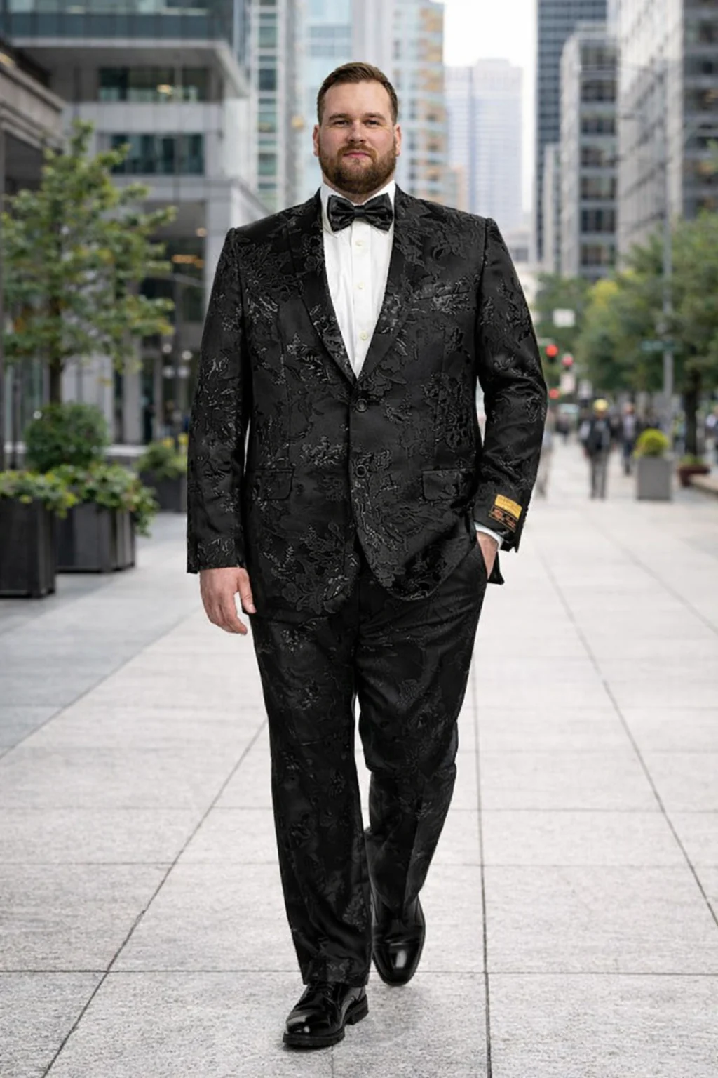Big and Tall Mens Tuxedos Jacket - Big And Tall Formal Wear - Bowties Included - For Big Guys - Image 7