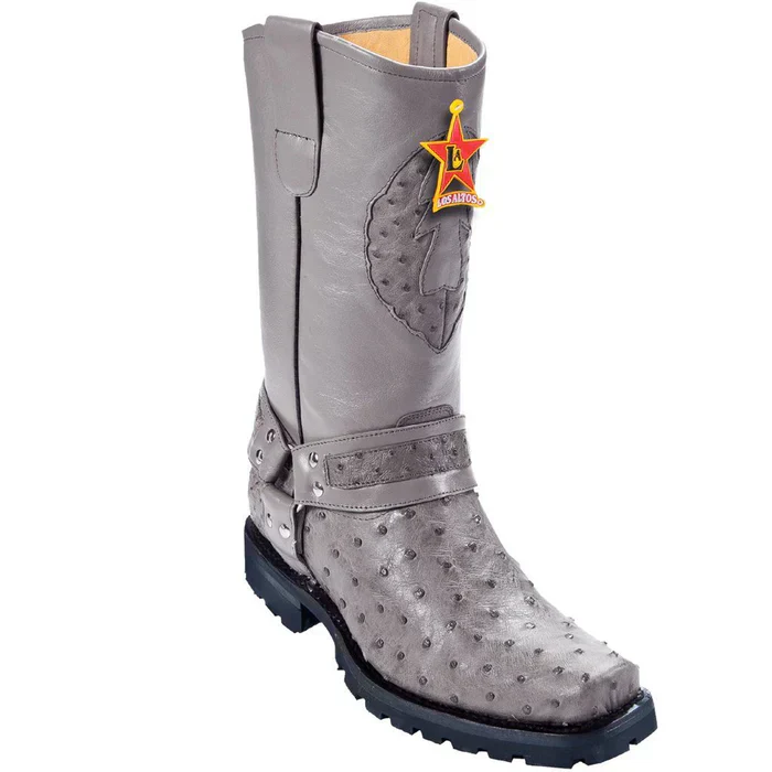 Botas de Avestruz Horma Biker Motociclista LAB - Image 2