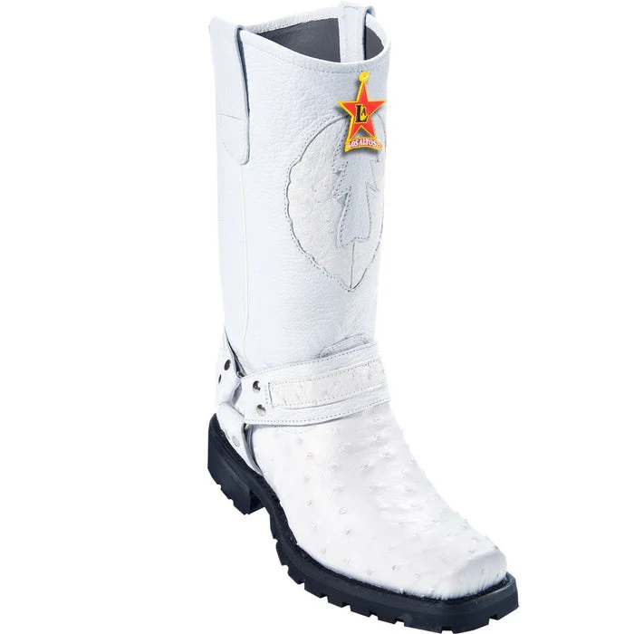 Botas de Avestruz Horma Biker Motociclista LAB - Image 4