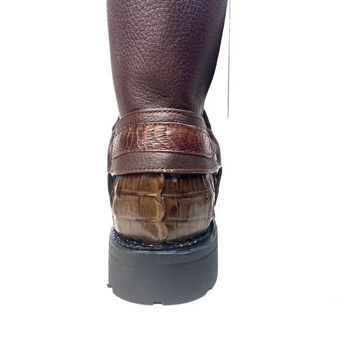 Botas de Cocodrilo Caimán Biker Cola para Motociclista - Image 6