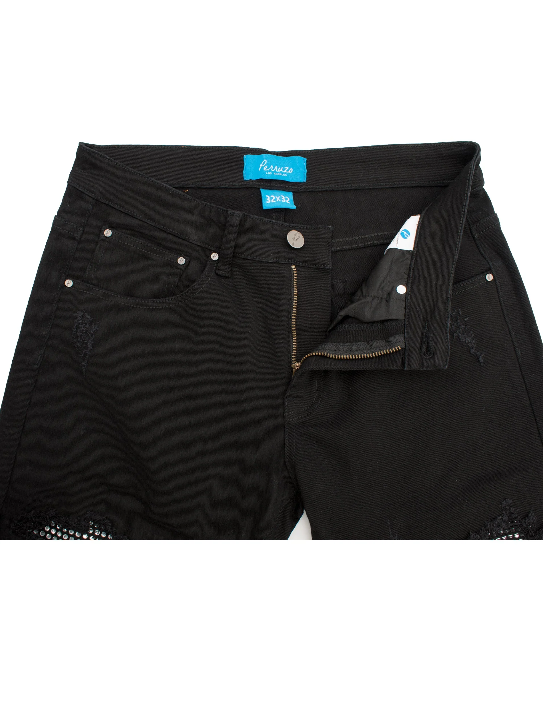 PX Denim Jean with Crystal Patchs - Image 4