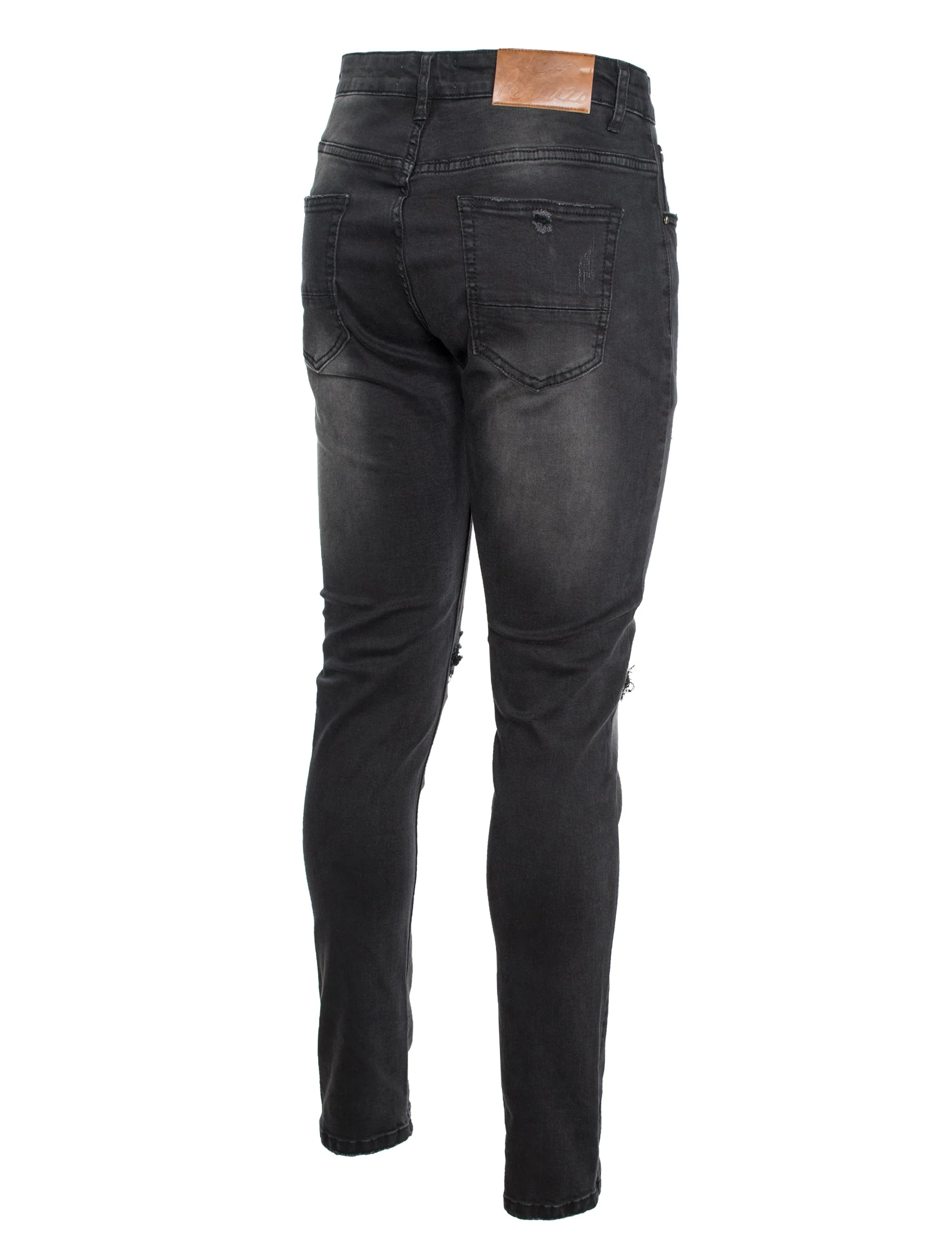 PX Jean with Python snake skin knee patch - Image 2