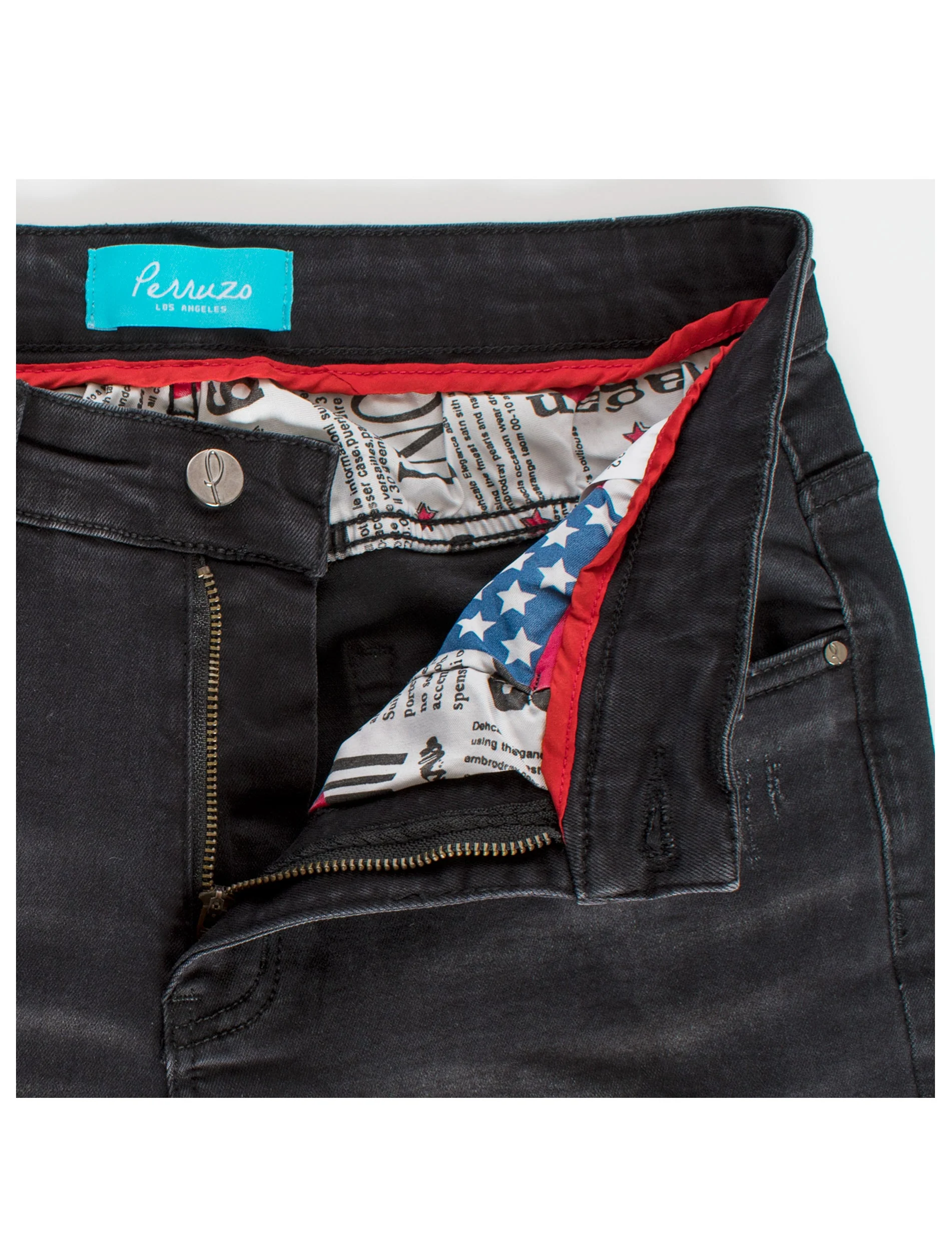 PX Jean with Python snake skin knee patch - Image 4