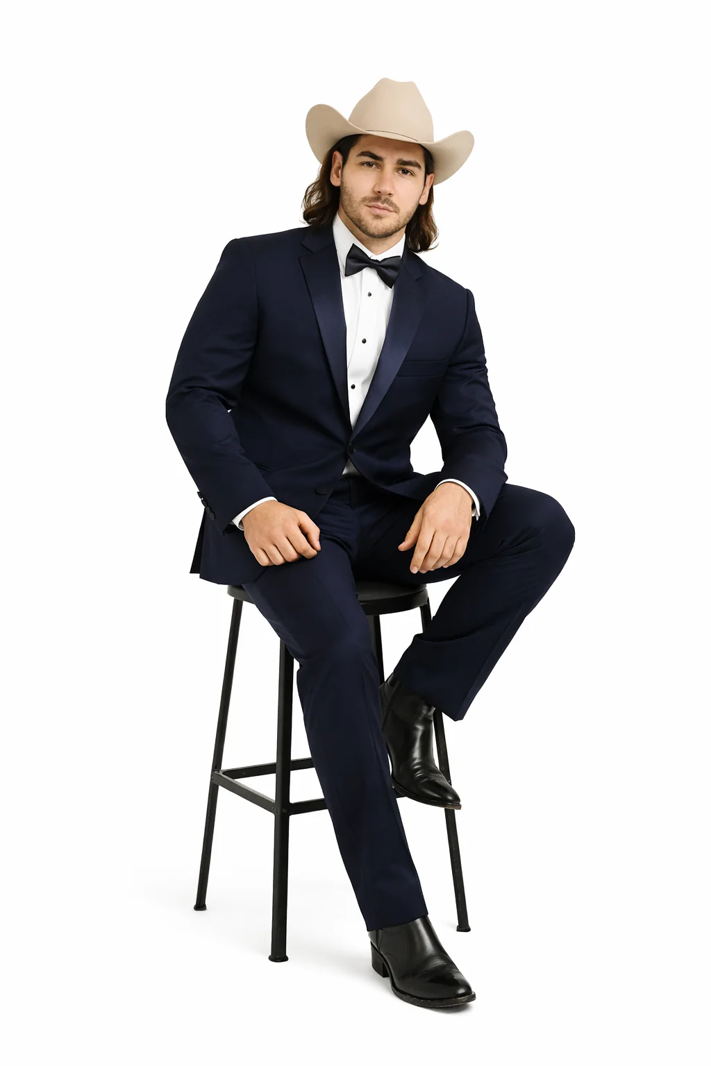Blue Wedding Tuxedo - Image 4
