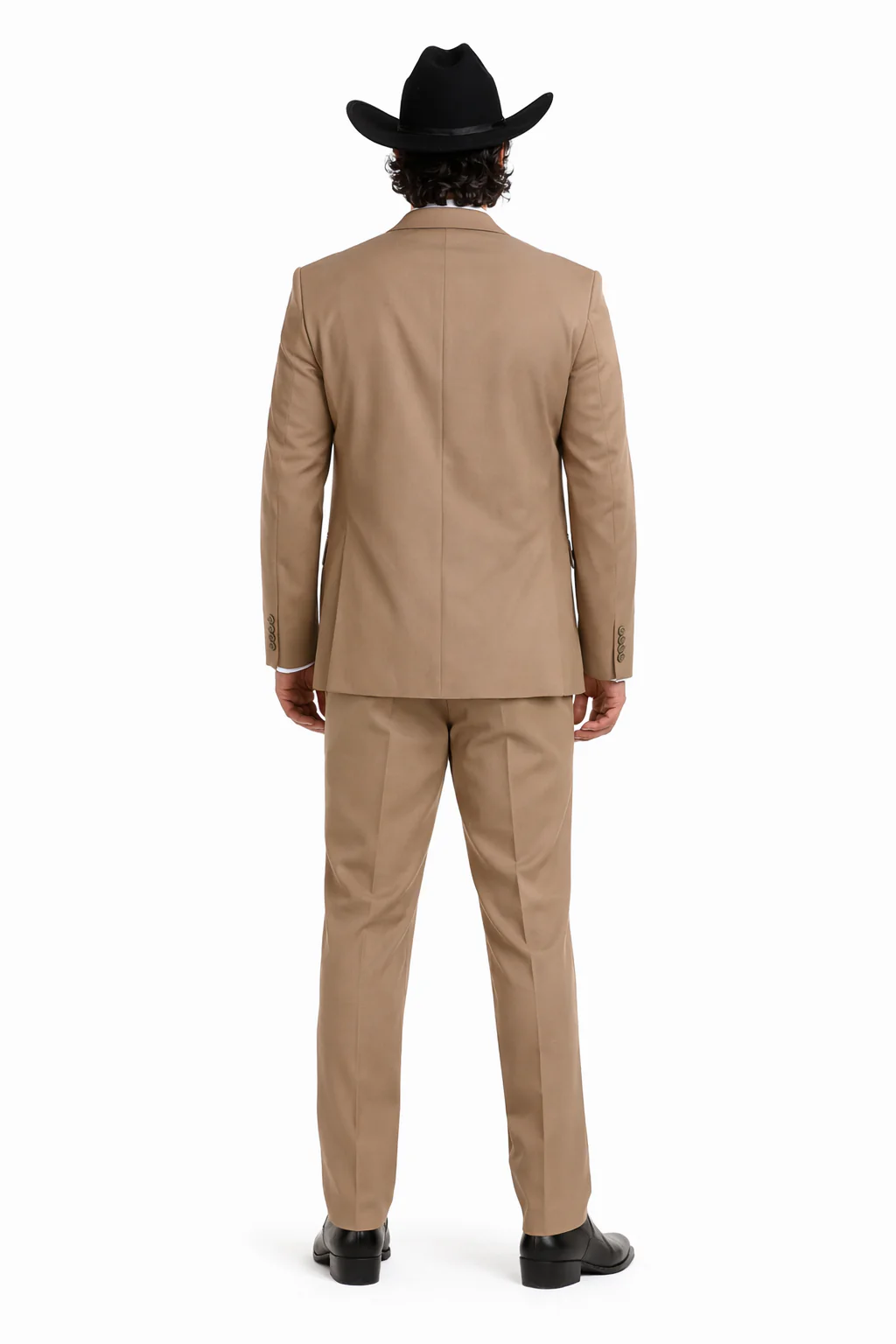 Bolzano Men's 2 Button 100% Polyester Fully Lined Dress Suit - Image 2