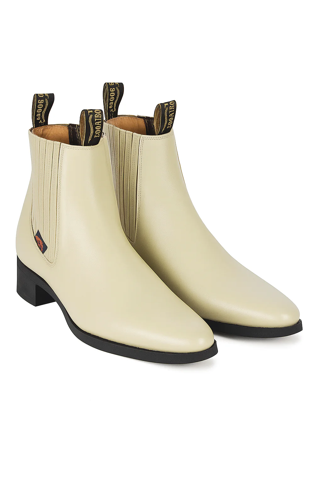 Bone Los Altos Boots Men's Charro Botin Short Ankle Leather Boots - Image 7