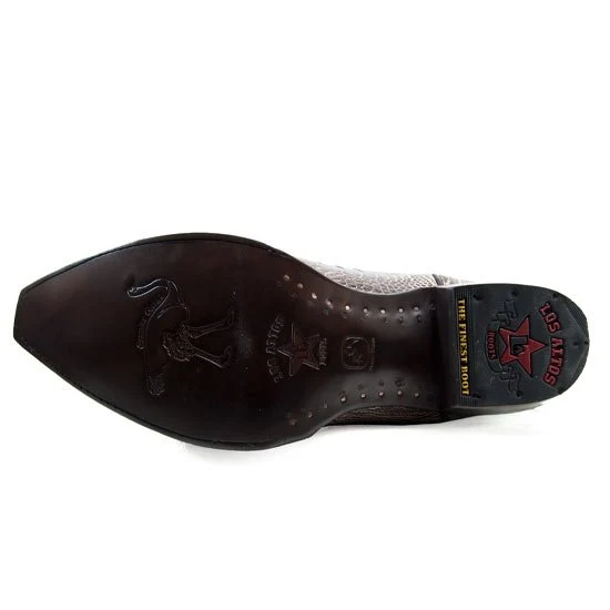 Botas de Avestruz Pata Punta Recortada - Image 7