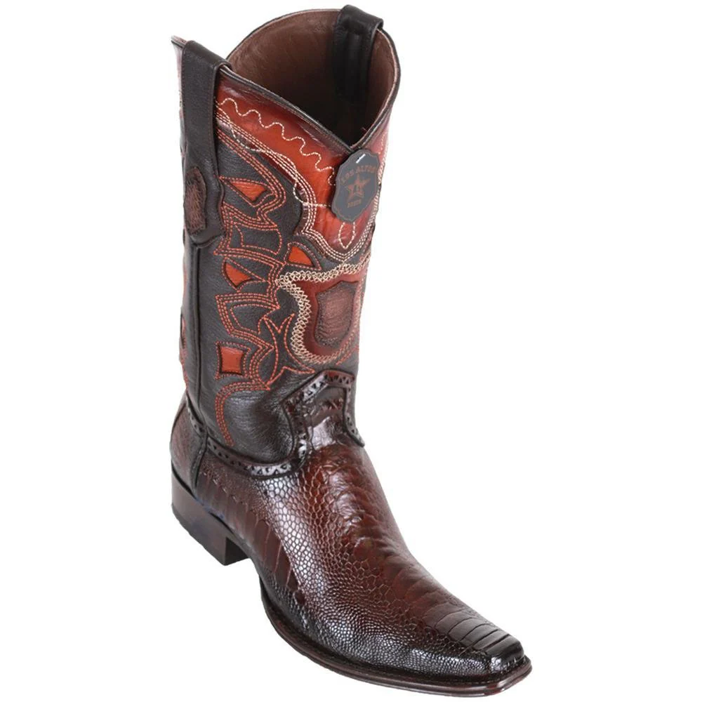 Botas de Avestruz Pata Horma Europea LAB-760516