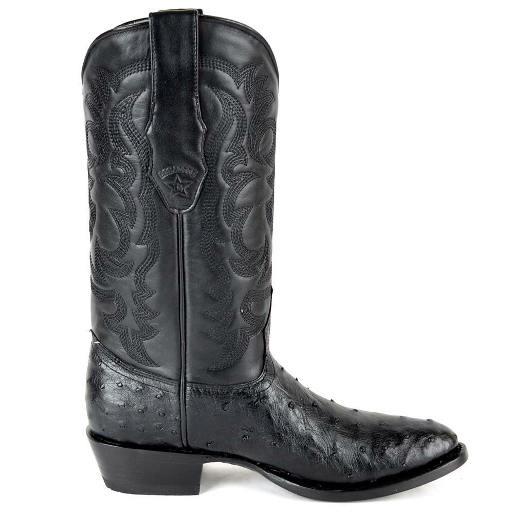 Botas de Avestruz Original Punta Redonda LAB-650305 - Image 6