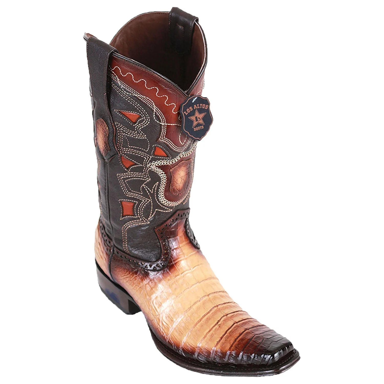 Botas de Cocodrilo Caiman Panza Horma Europea- Faded - Image 2