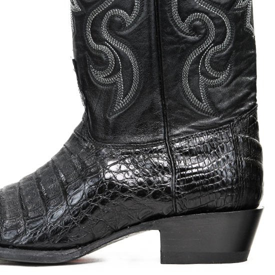Botas de Cocodrilo Caiman Panza Punta Recortada LAB-948205 - Image 4
