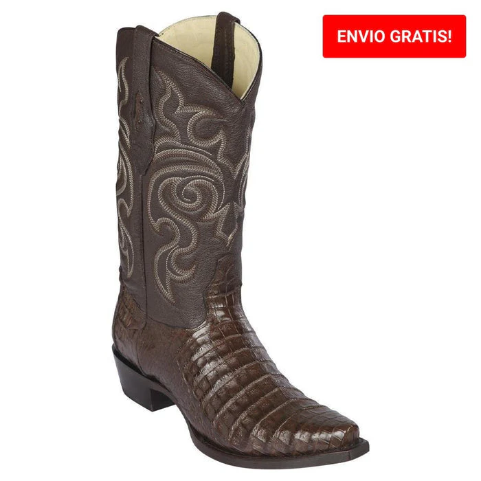 Botas de Cocodrilo Caiman Panza Punta Recortada