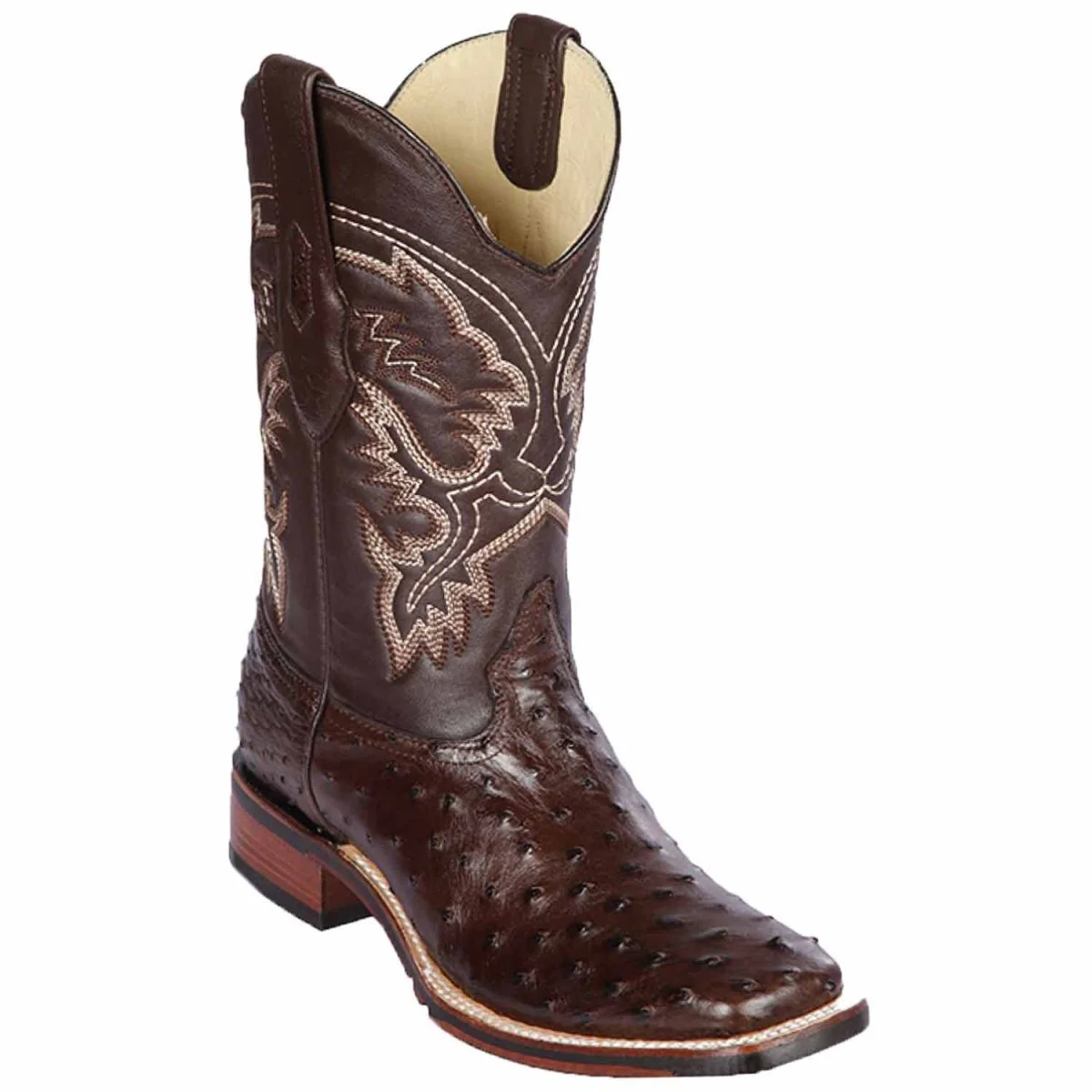 Botas de Avestruz Horma Amplia Suela TPU - Image 4