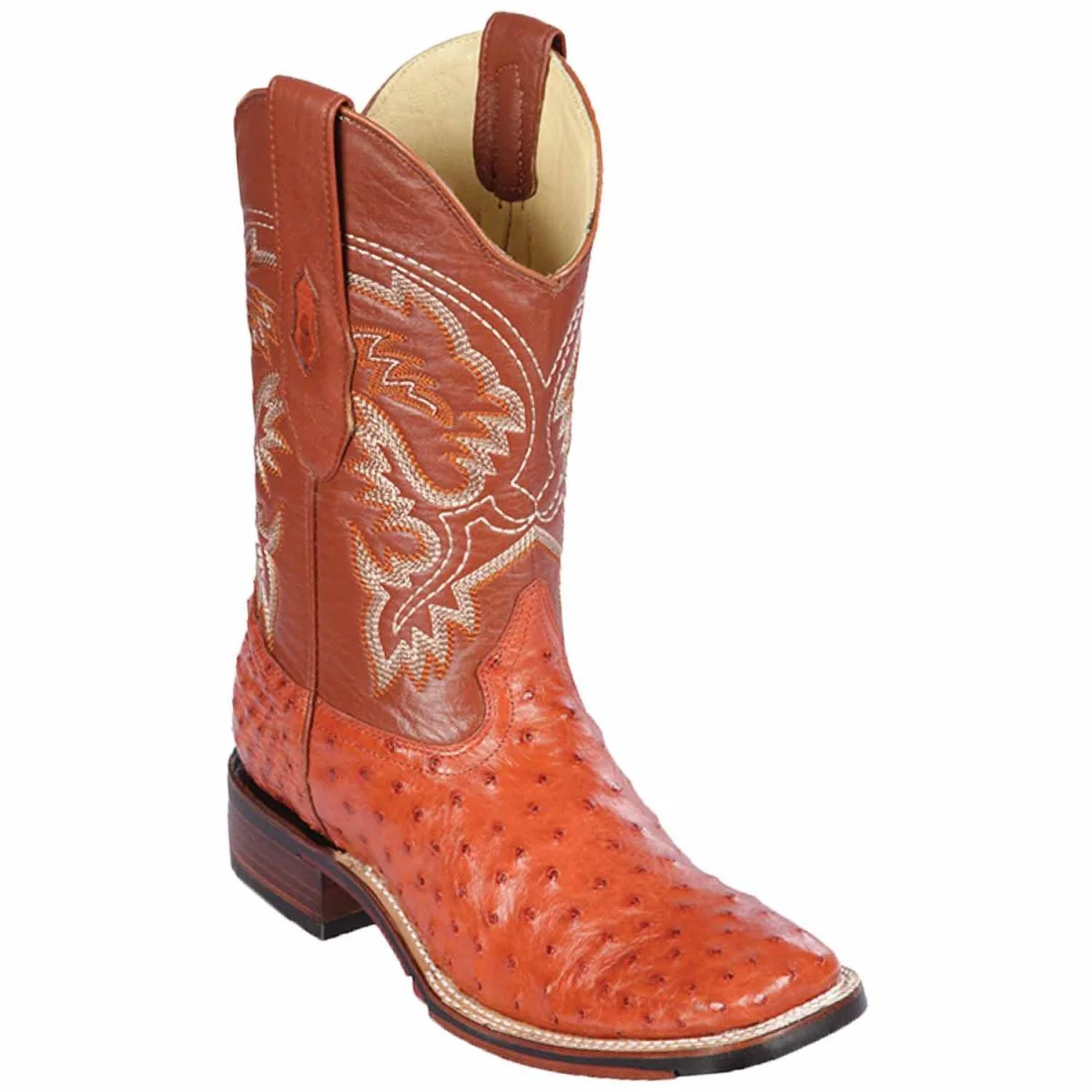 Botas de Avestruz Horma Amplia Suela TPU - Image 5