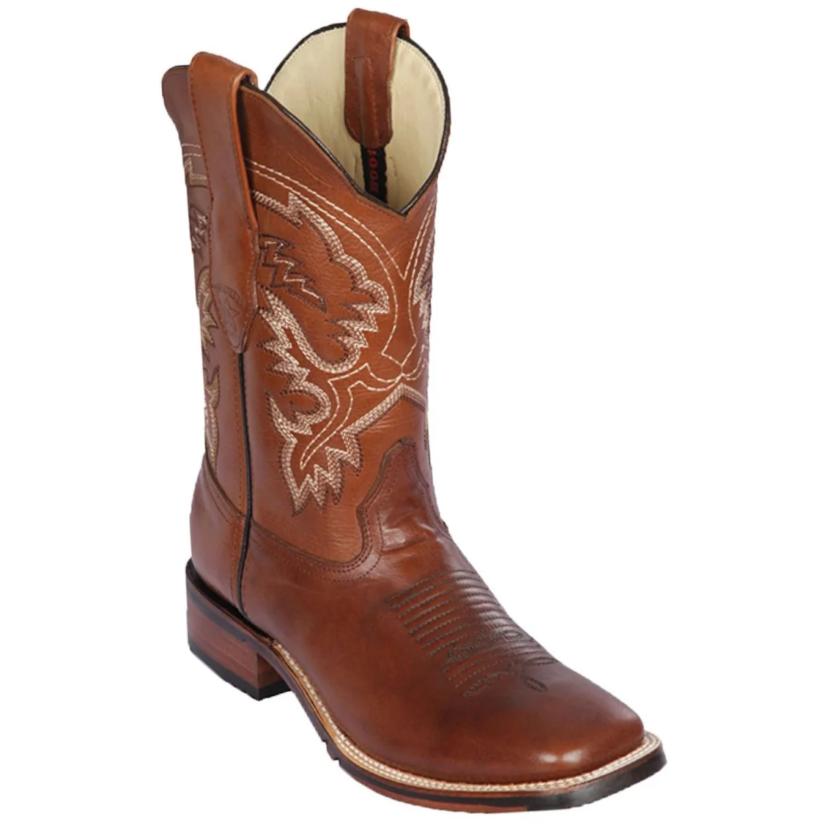 Botas de Cuero Punta Ancha Pull Up - Image 2