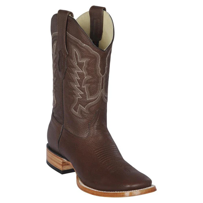 Botas Vaqueras de Cuero Original Punta Ancha LAB