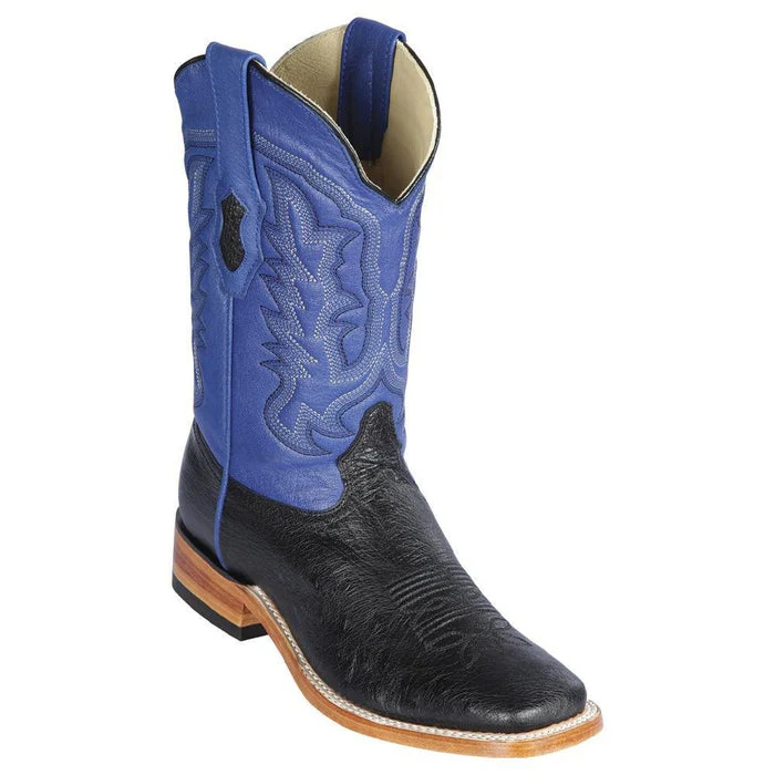Botas Vaqueras de Cuero Original Punta Ancha LAB