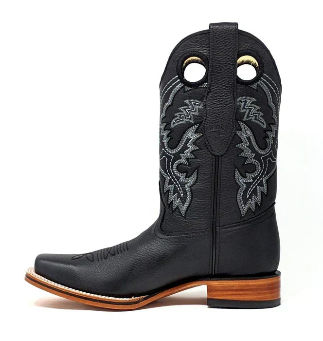 Botas de Cuero con Horma Rodeo Cuadrada LAB - Image 2
