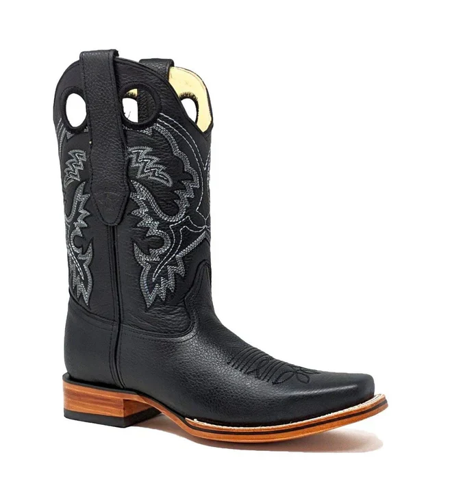 Botas de Cuero con Horma Rodeo Cuadrada LAB - Image 7