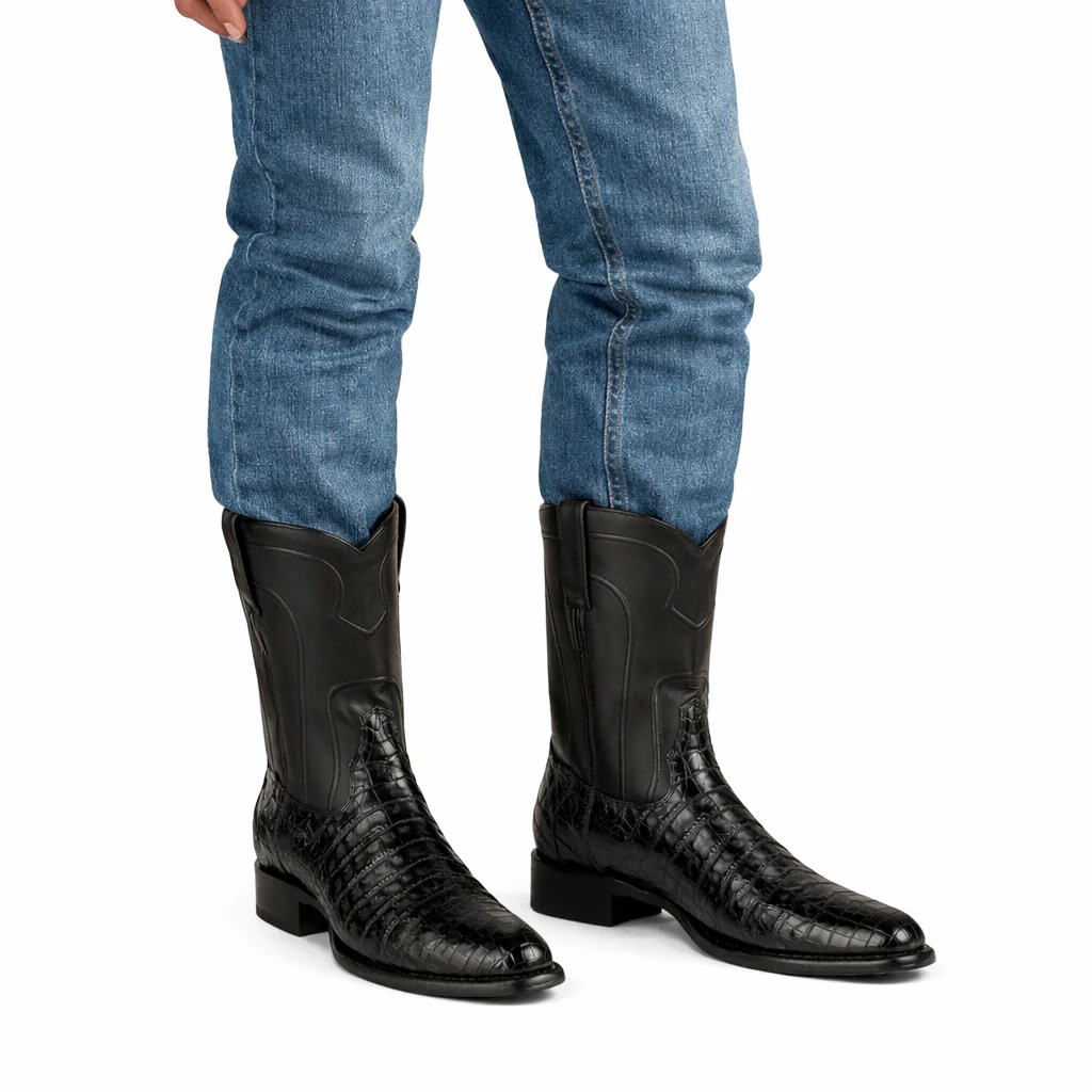 Botas de Cocodrilo Caiman Panza Roper LAB - For Men By Los Altos - Image 11