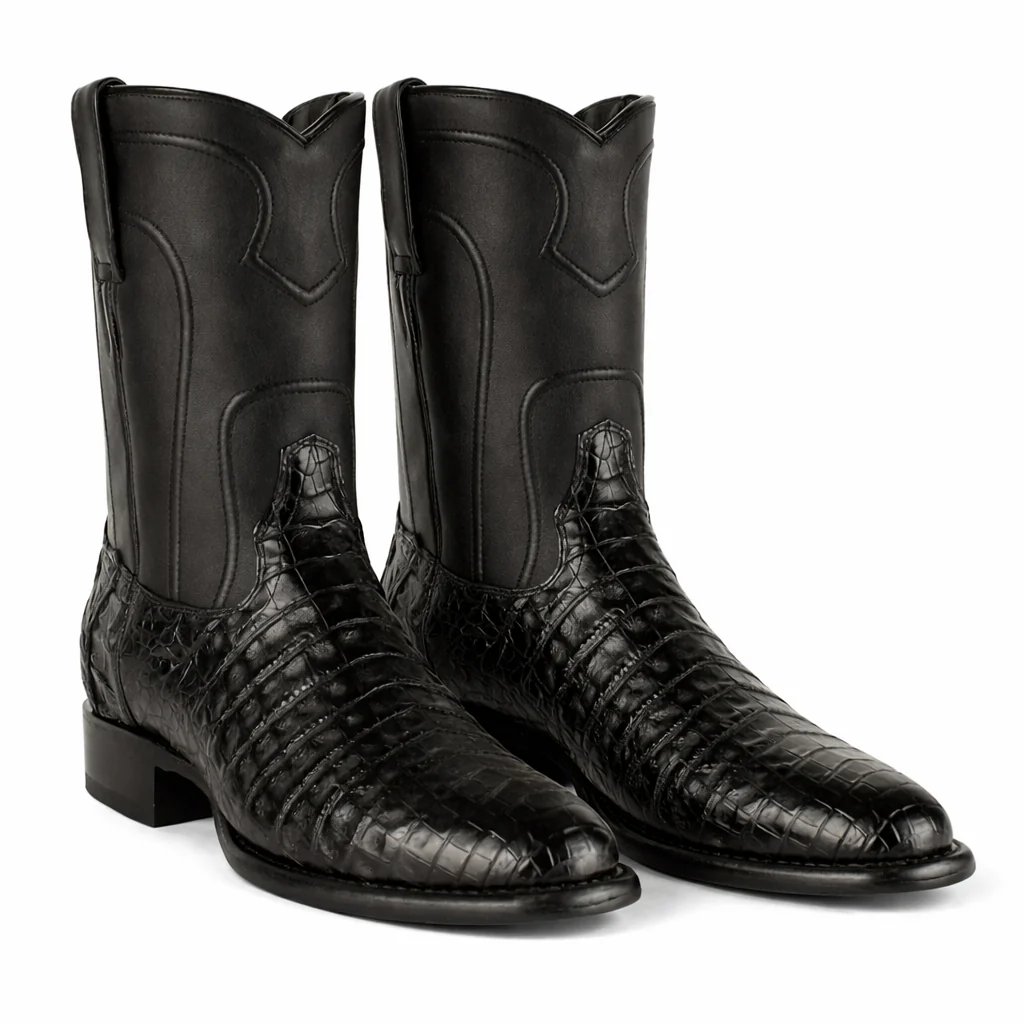 Botas de Cocodrilo Caiman Panza Roper LAB - For Men By Los Altos - Image 4