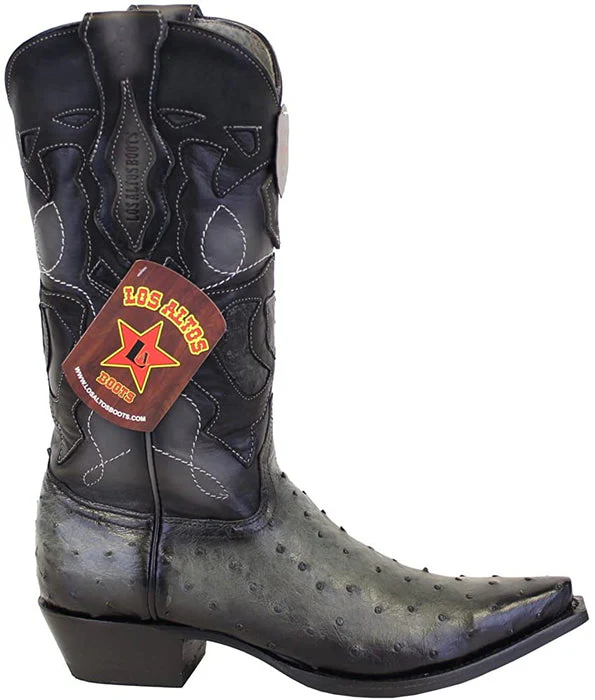 Botas de Avestruz Original Punta Recortada - Image 3