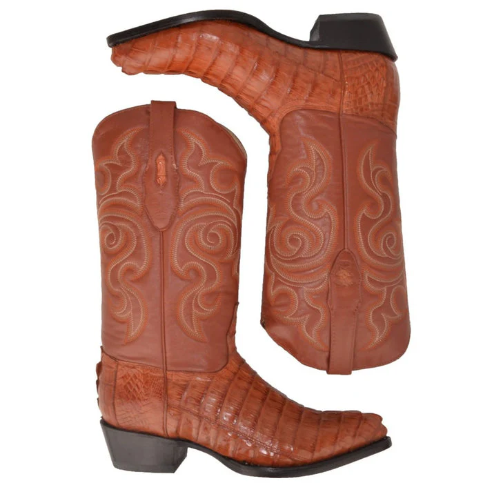 Botas de Cocodrilo Caiman Cola Horma Puntal - Image 8