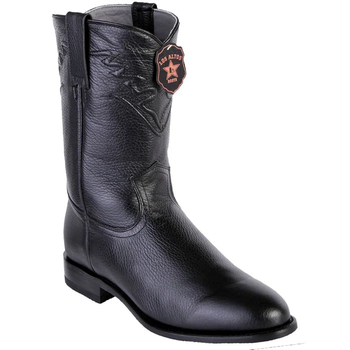 Botas de Cuero de Alce Original con Horma Estilo Roper