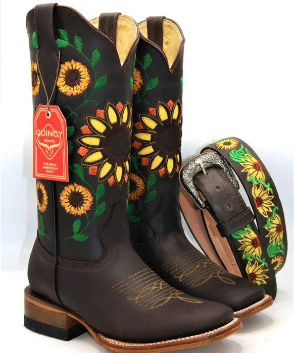 Botas Vaqueras Para Mujer Con Girasoles for Every Occasion - Image 4