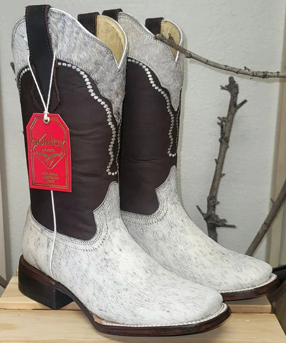 Botas de Cuero con Pelo de Vaca para Mujer en Horma Rodeo - Image 7
