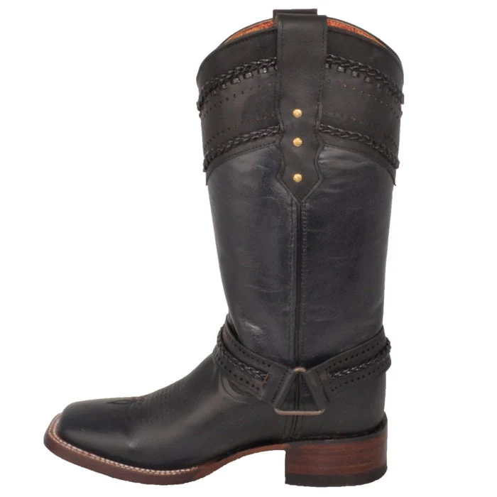 Botas Altas de Cuero para Mujer en Horma Rodeo - Image 3