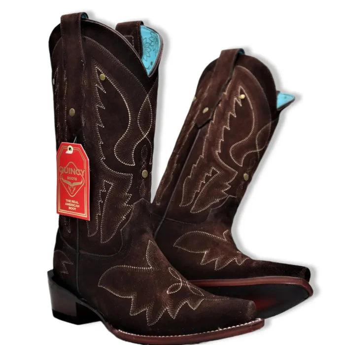 Botas de Gamuza Original para Mujer en Punta Recortada - Image 2