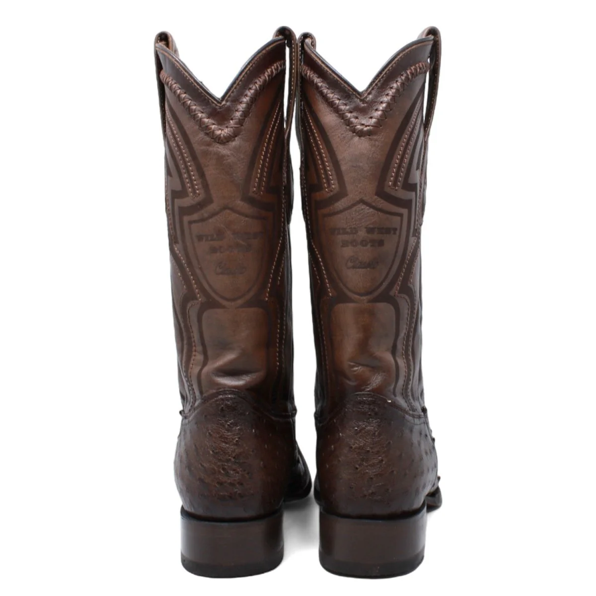 Botas de Avestruz Original Punta Recortada WW-294L0316 - Image 3