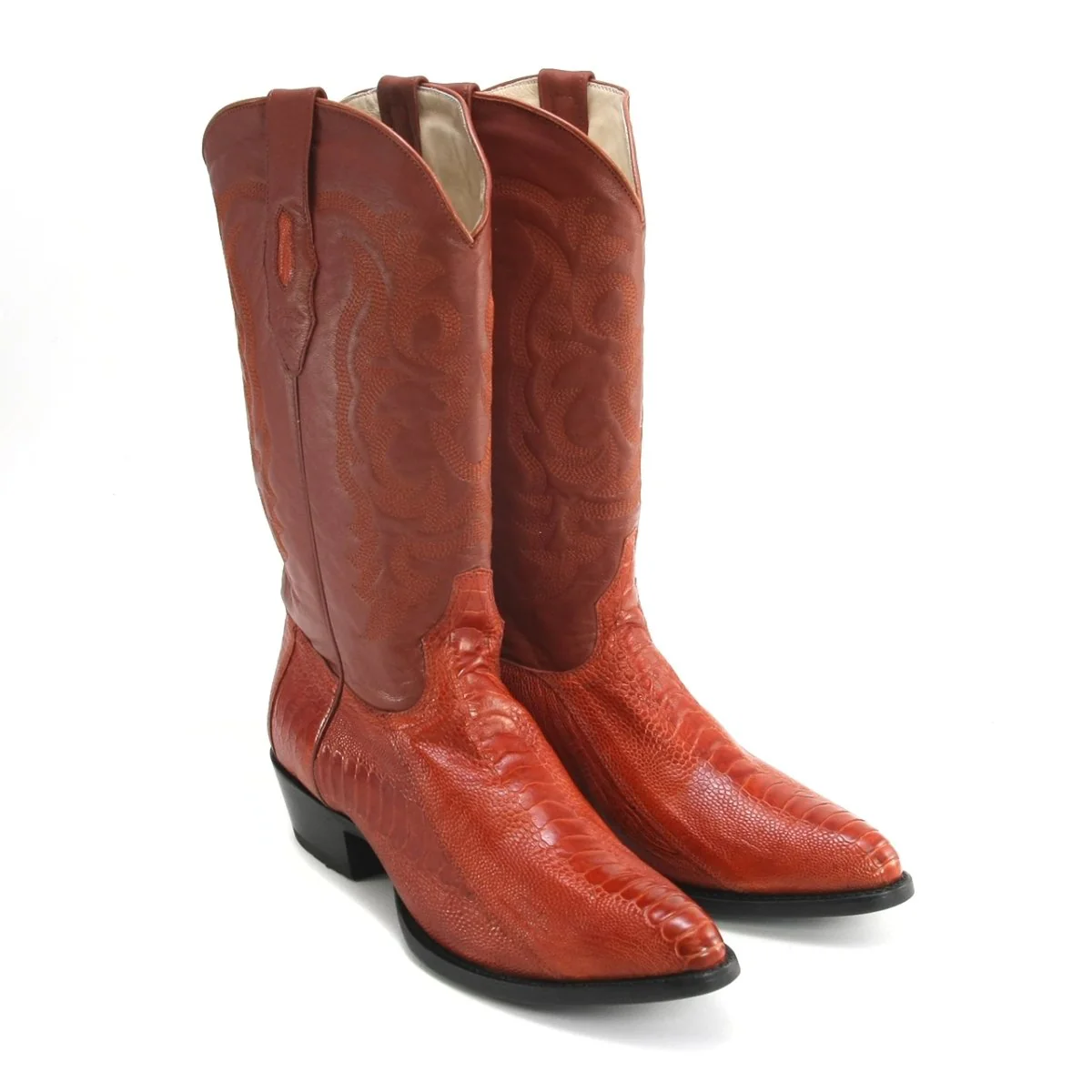 Botas de Avestruz Pata Original Horma Semi Redonda LAB-600503 - Image 2