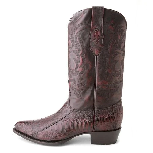 Botas de Avestruz Pata Original Horma Semi Redonda - Image 3