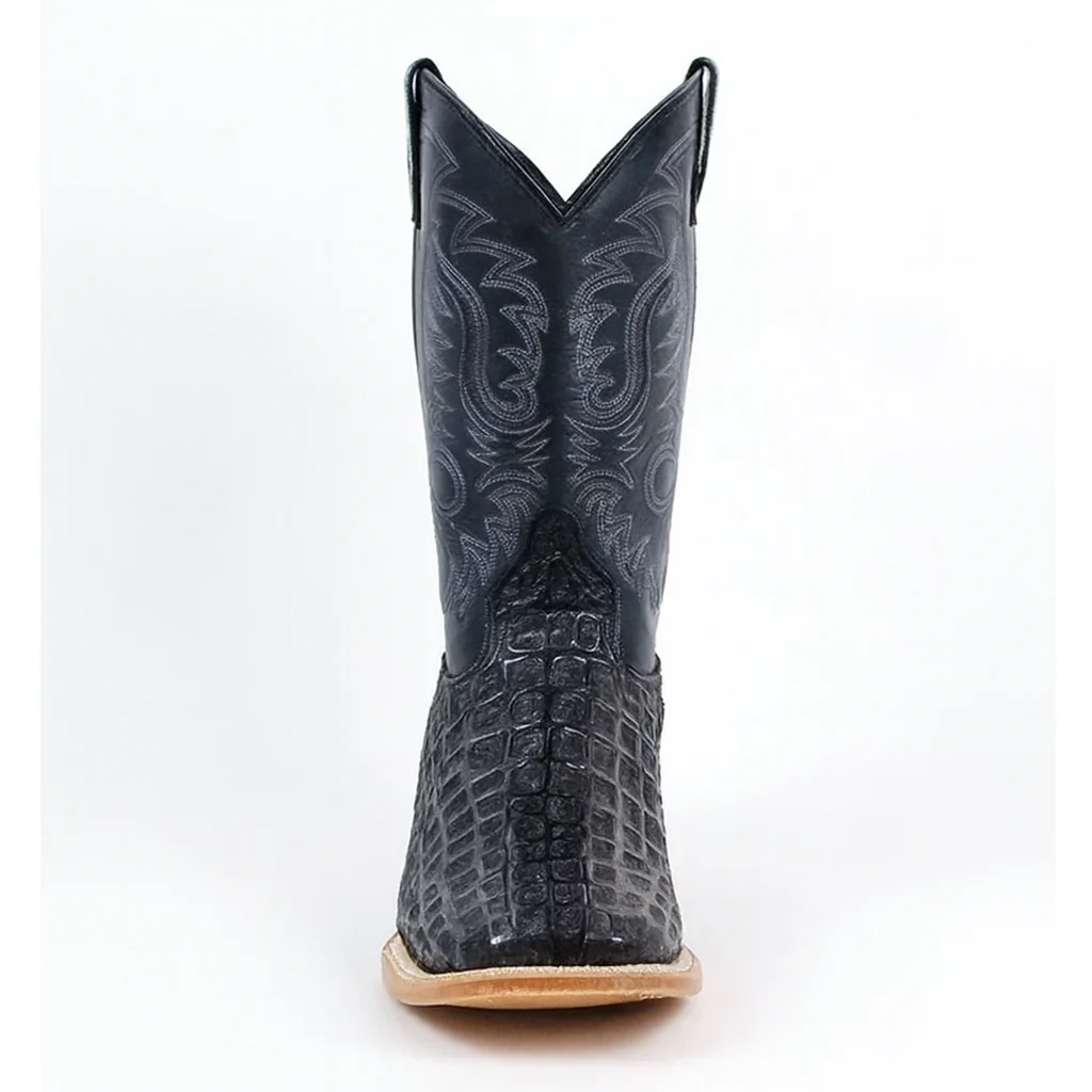 Botas de Cocodrilo Grabado Horma Rodeo Cuadrada - Image 2