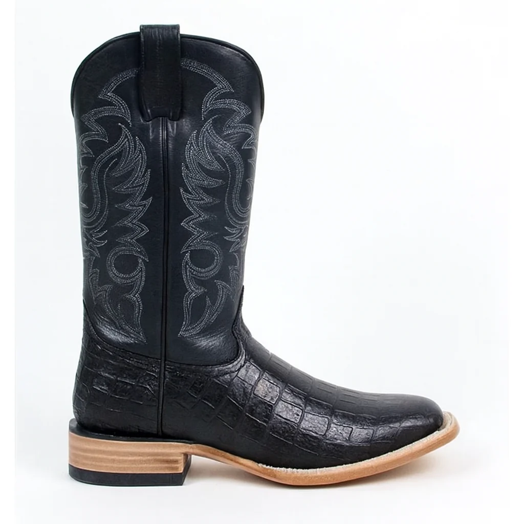 Botas de Cocodrilo Grabado Horma Rodeo Cuadrada - Image 4