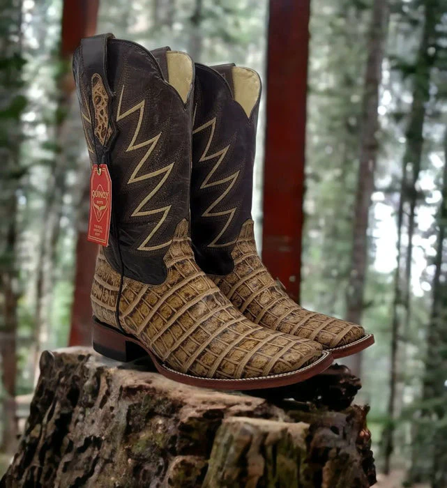 Botas de Cocodrilo Grabado Horma Rodeo Cuadrada - Image 2